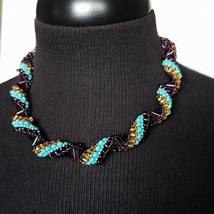 Handmade bead necklace